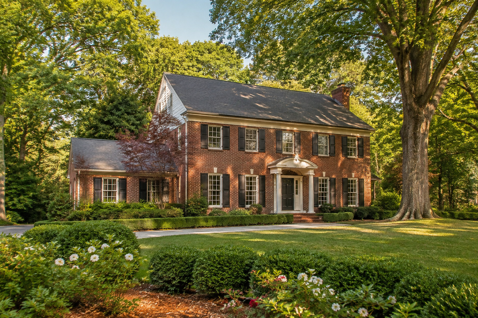 Stately brick residence in Lawrenceville